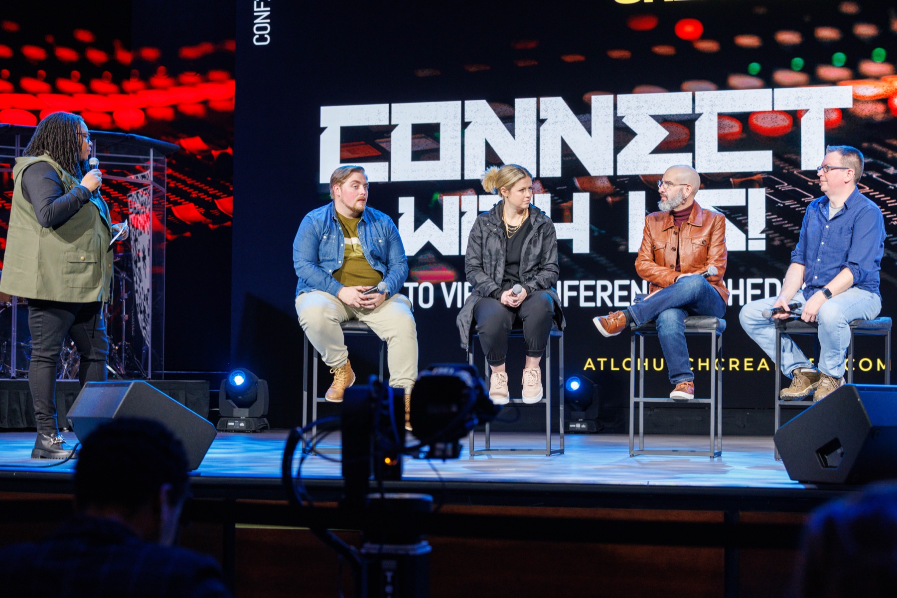 A panel of church creatives sharing practical experience